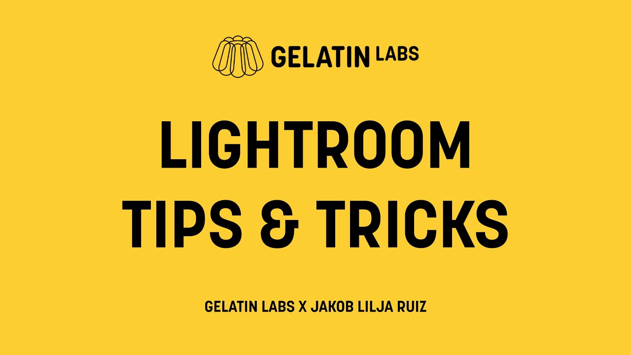 Lab Learning: Lightroom Tips & Tricks with Jakob Lilja Ruiz