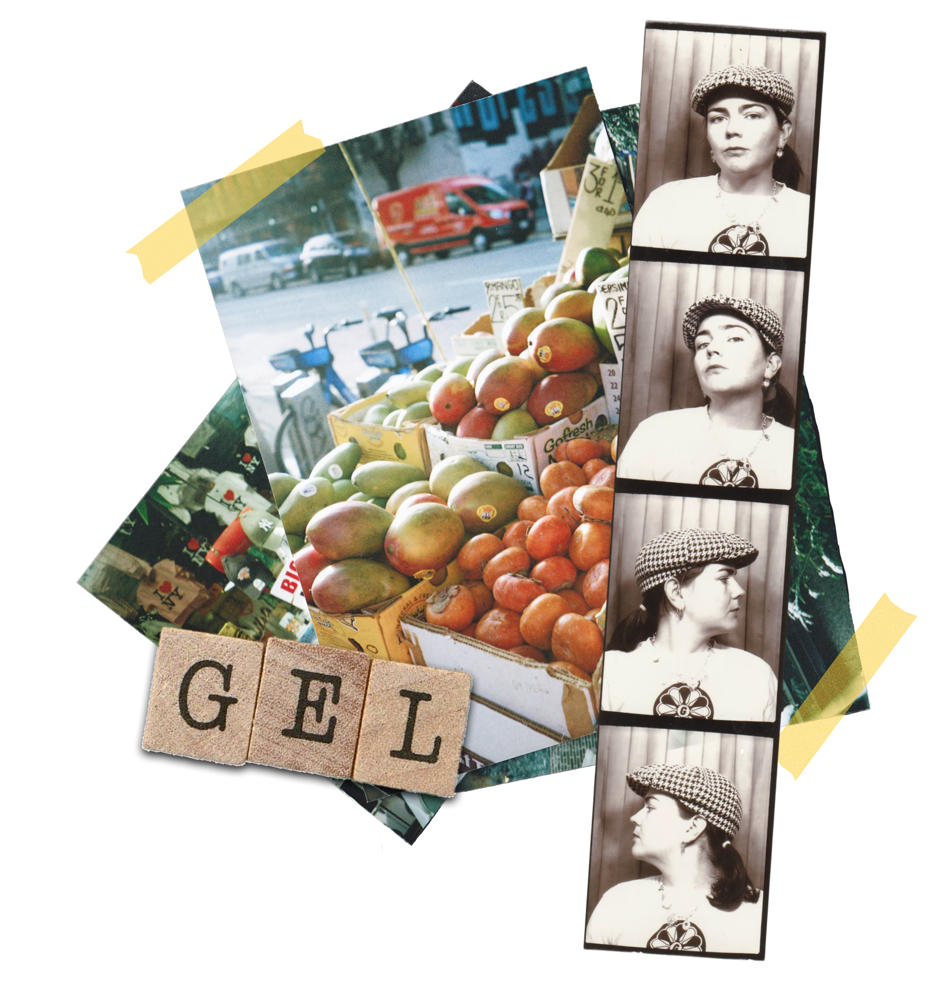 Photo Journaling — prints, photo strips, and memories arranged on a table