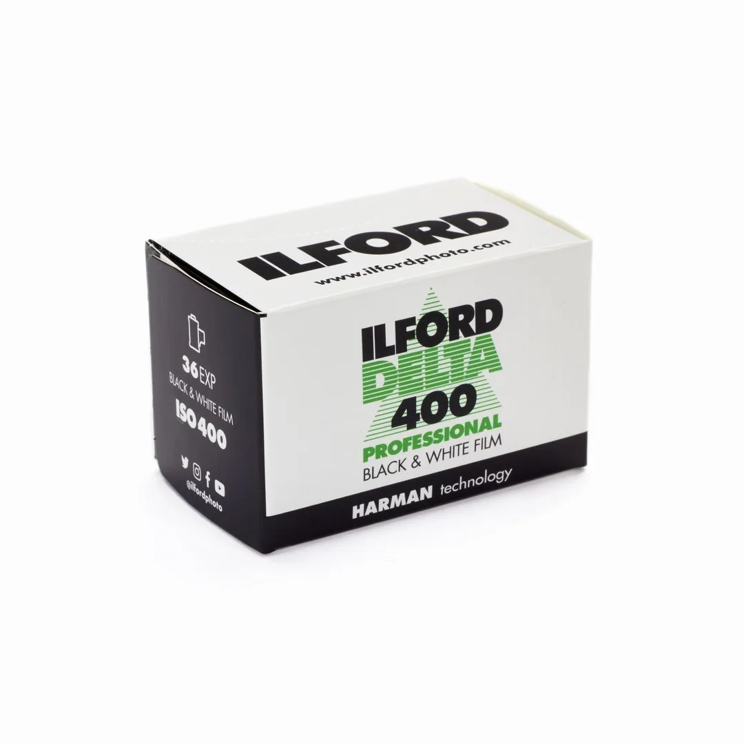 Ilford Delta 400 Professional 35mm film box