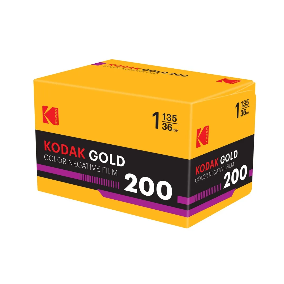 Kodak Gold 200 35mm film box